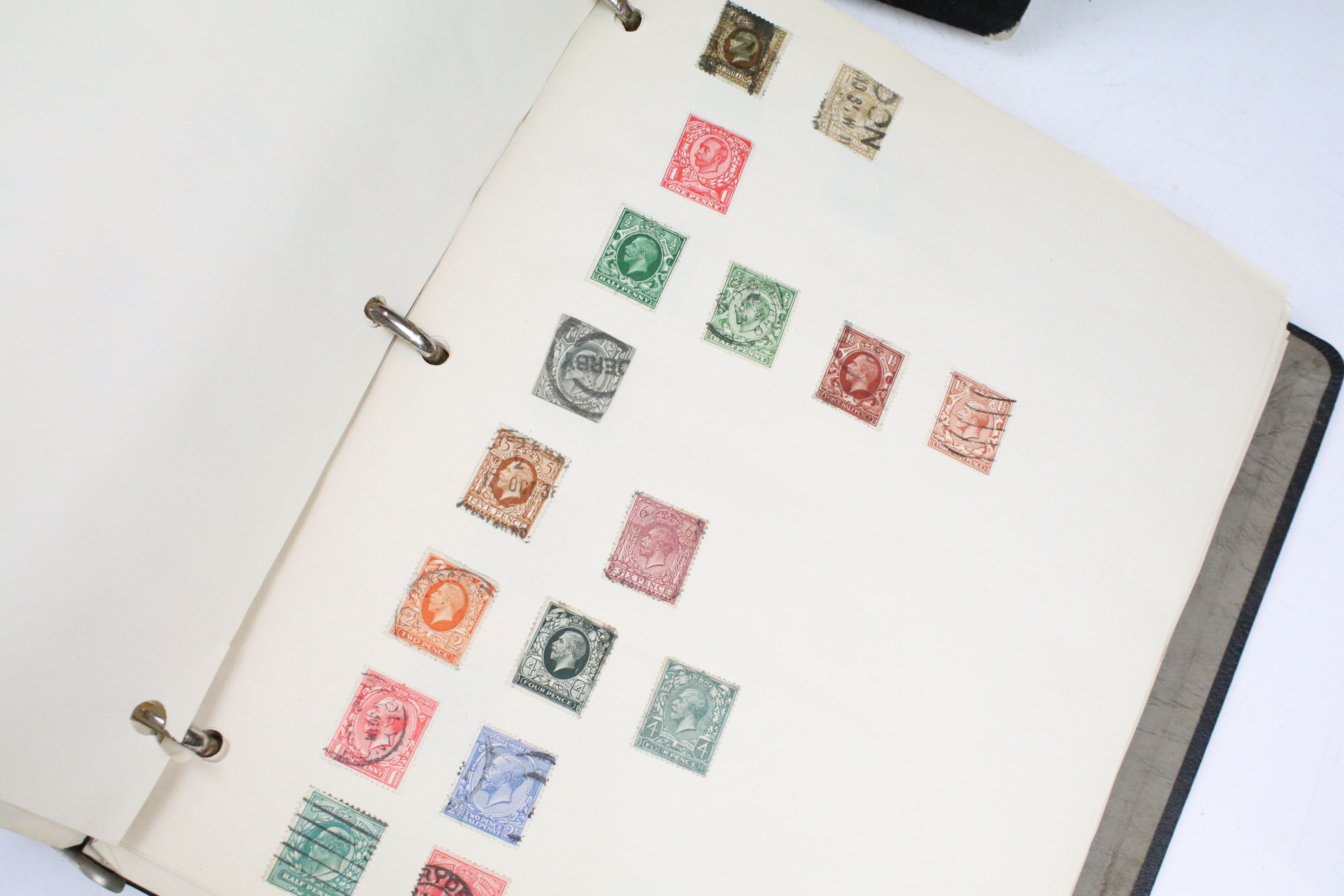 Collection of British, Commonwealth & world stamps housed within four albums to include Victorian - Image 9 of 25