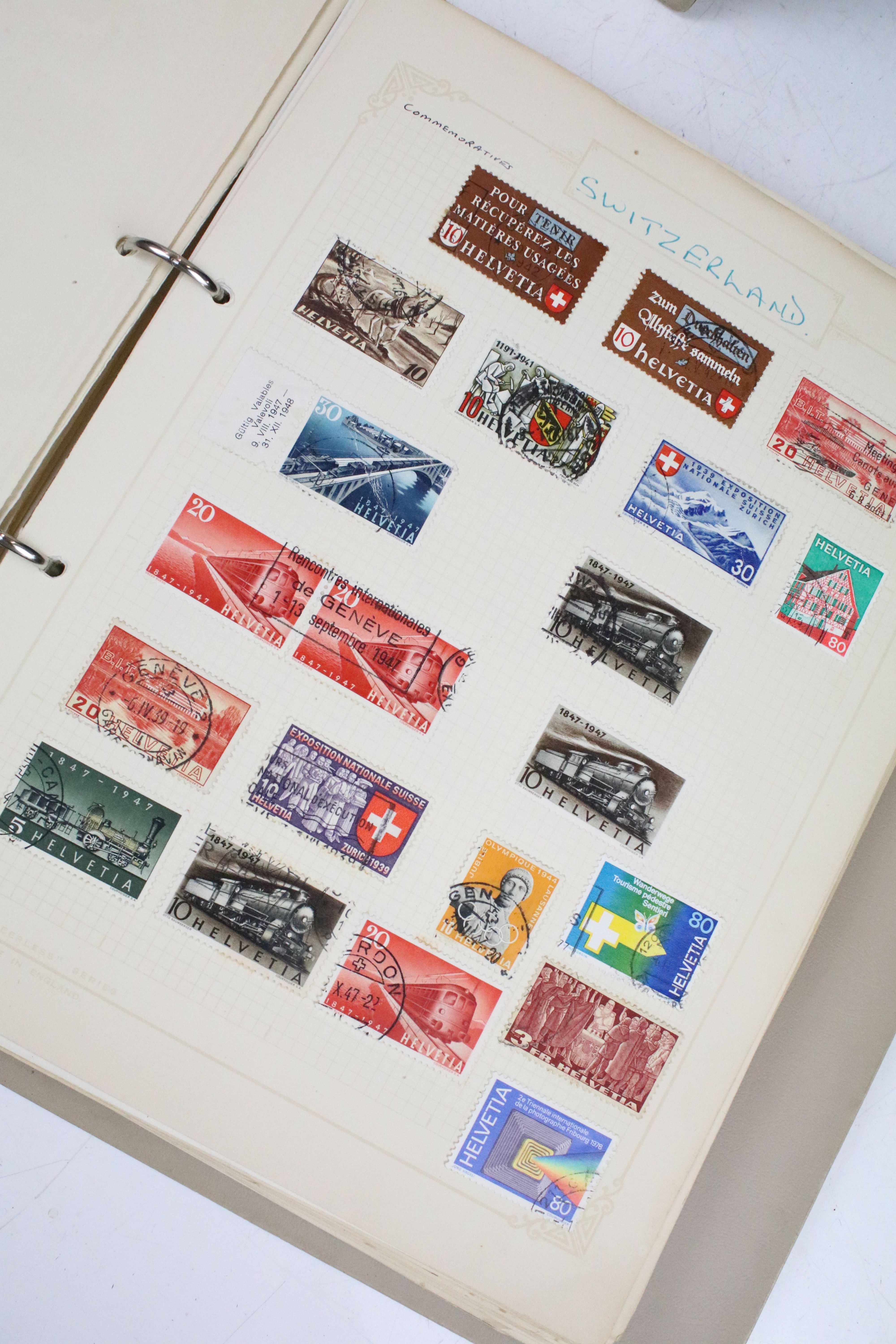 Collection of Commonwealth & world stamps housed within two albums - Image 13 of 25