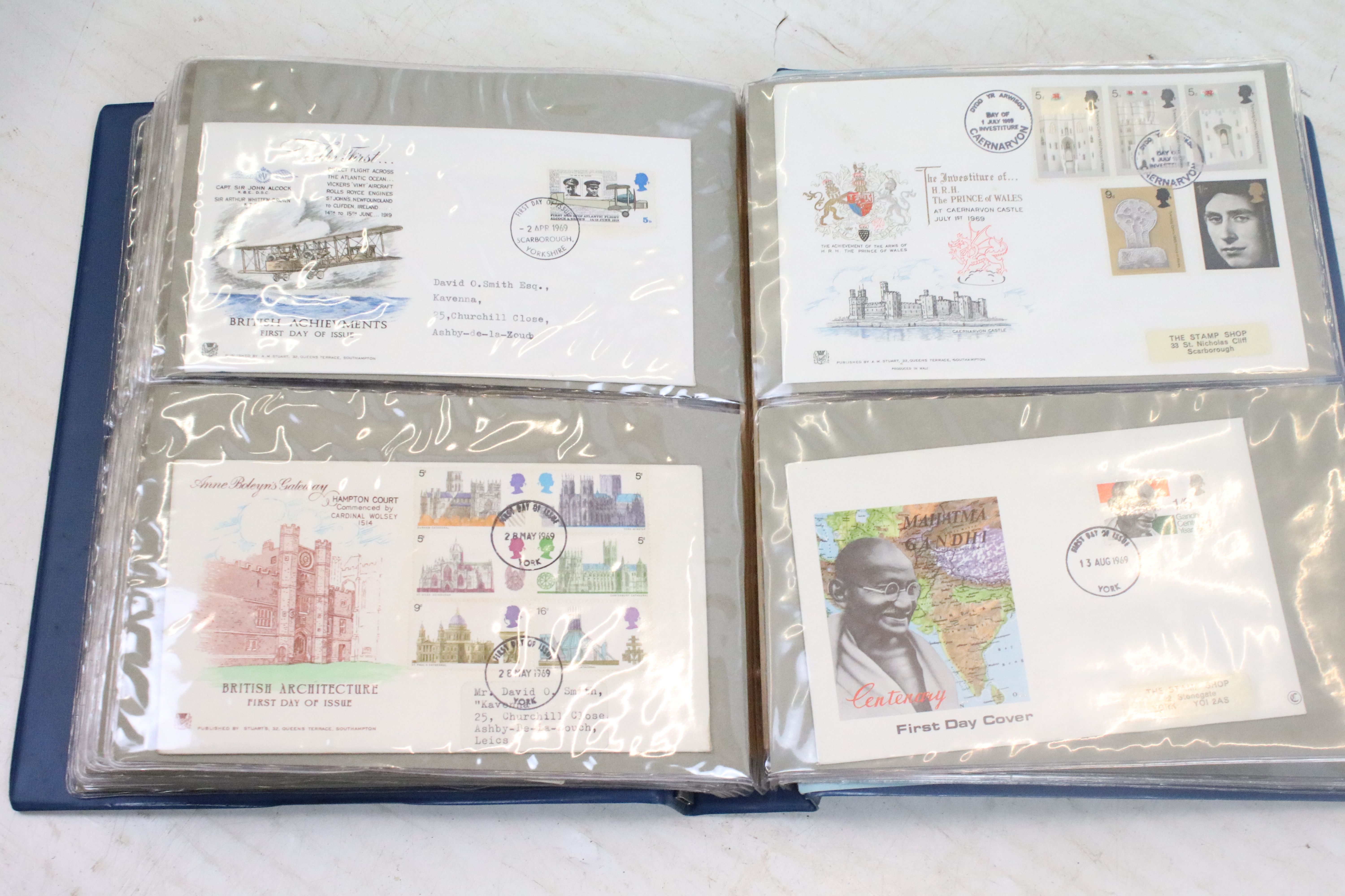 Collection of British First Day covers, spanning four albums, to include@ Her Majesty Queen - Image 8 of 14