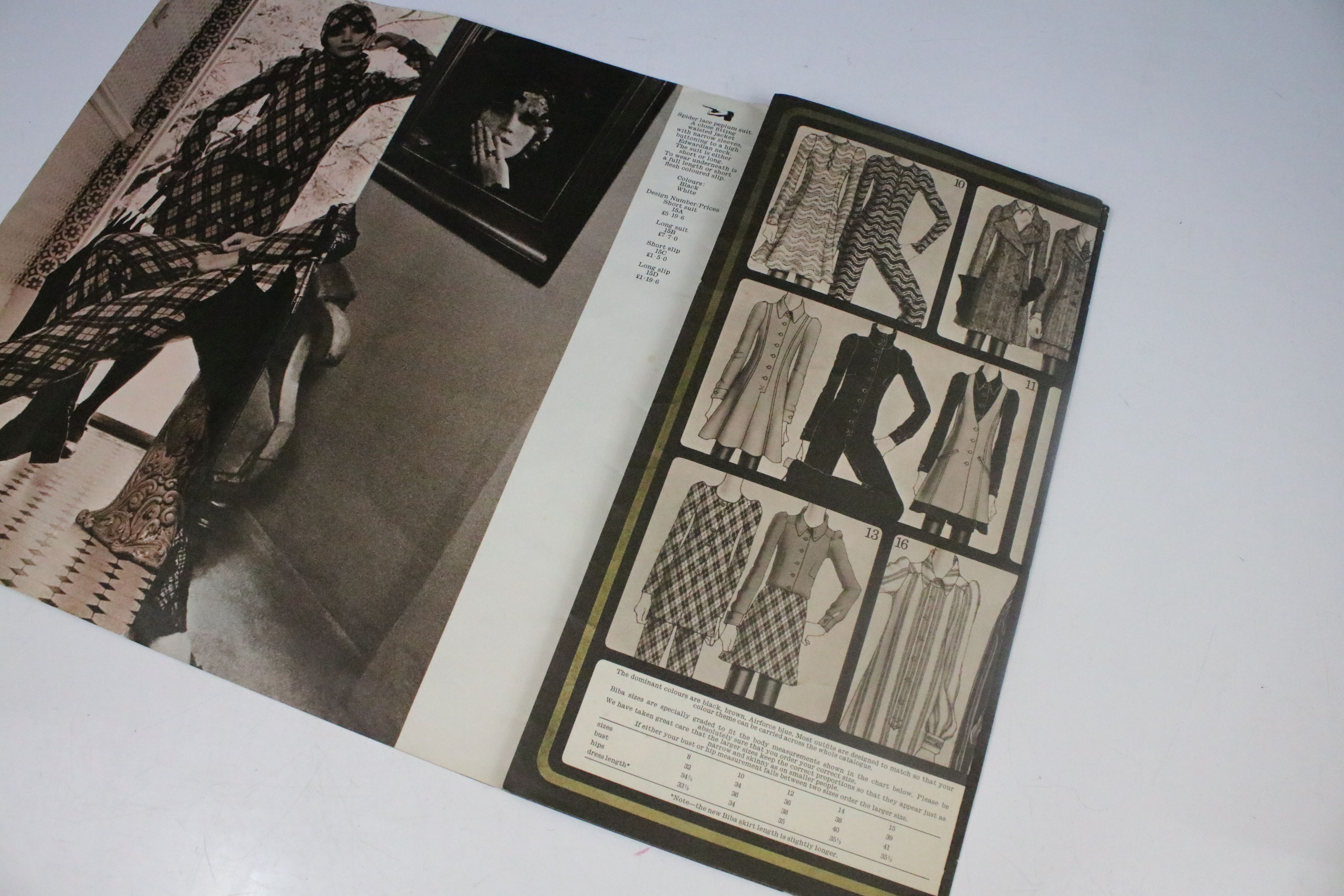 A vintage BIBA clothing catalogue with photography by Sarah Moon. - Image 2 of 3