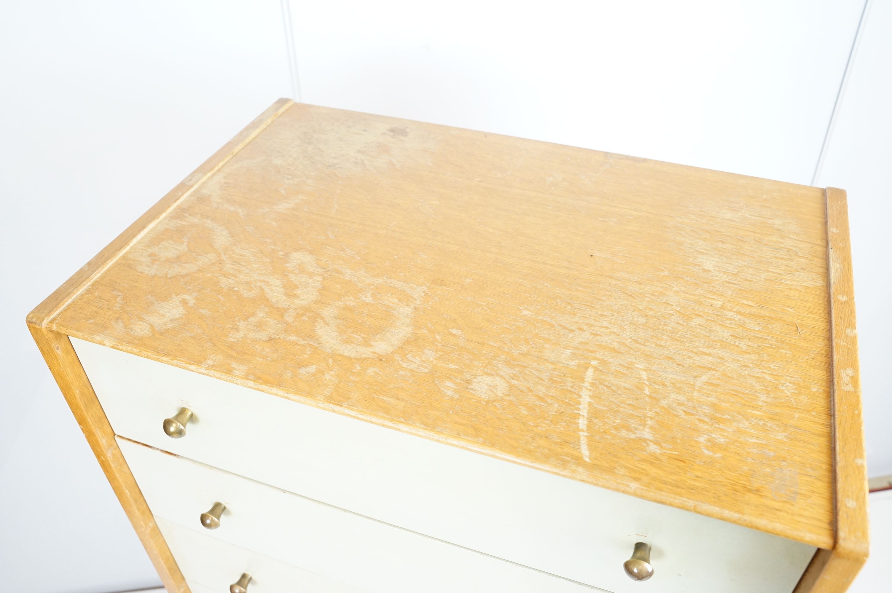 Mid century G Plan Librenza chest of seven drawers, with embossed G Plan logo and retailer's label - Bild 5 aus 9