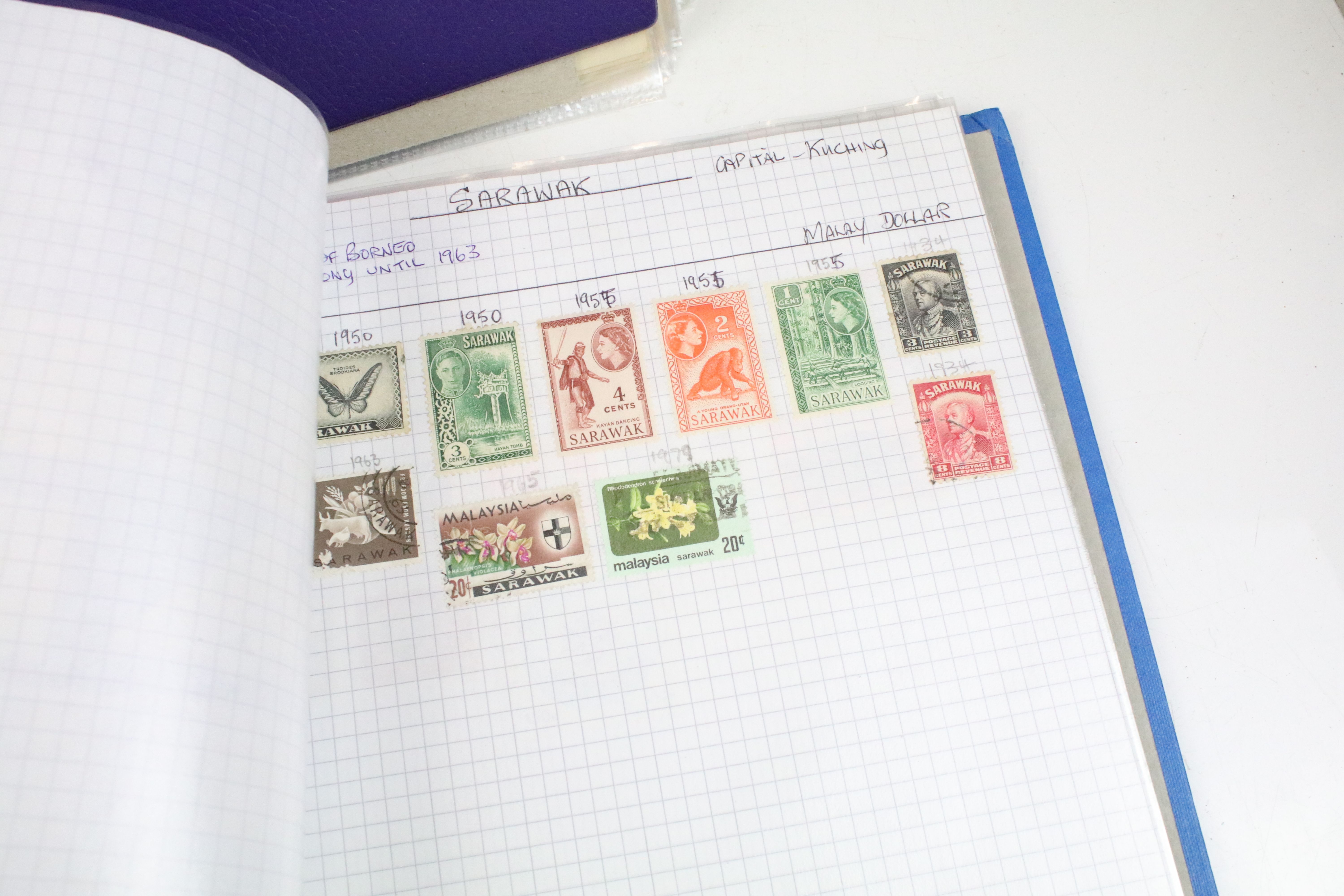 Collection of British, Commonwealth & world stamps housed within nine albums, featuring Victorian - Image 8 of 40
