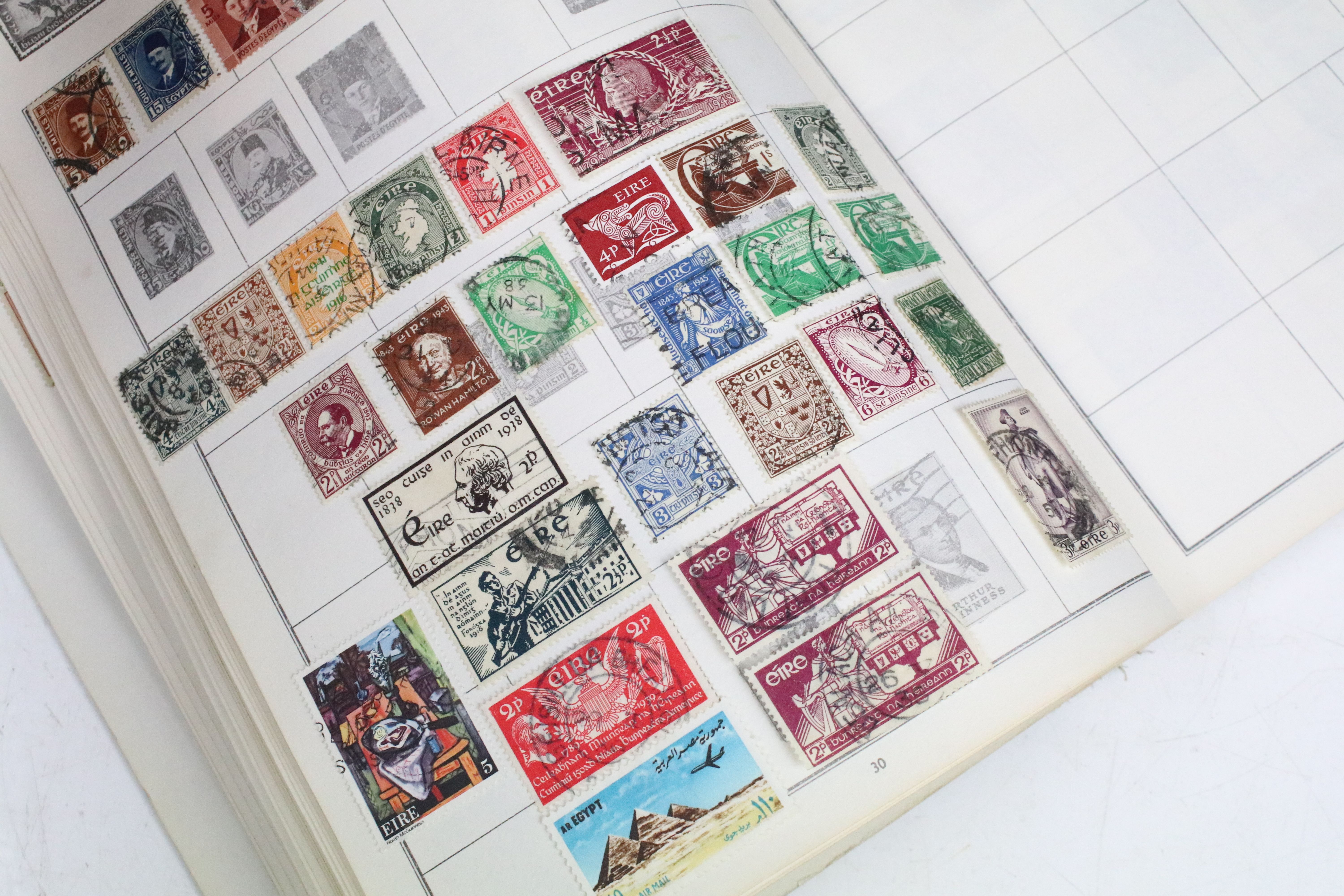 A collection of British and world stamps within an album to include Queen Victoria Blue & Red - Image 20 of 31