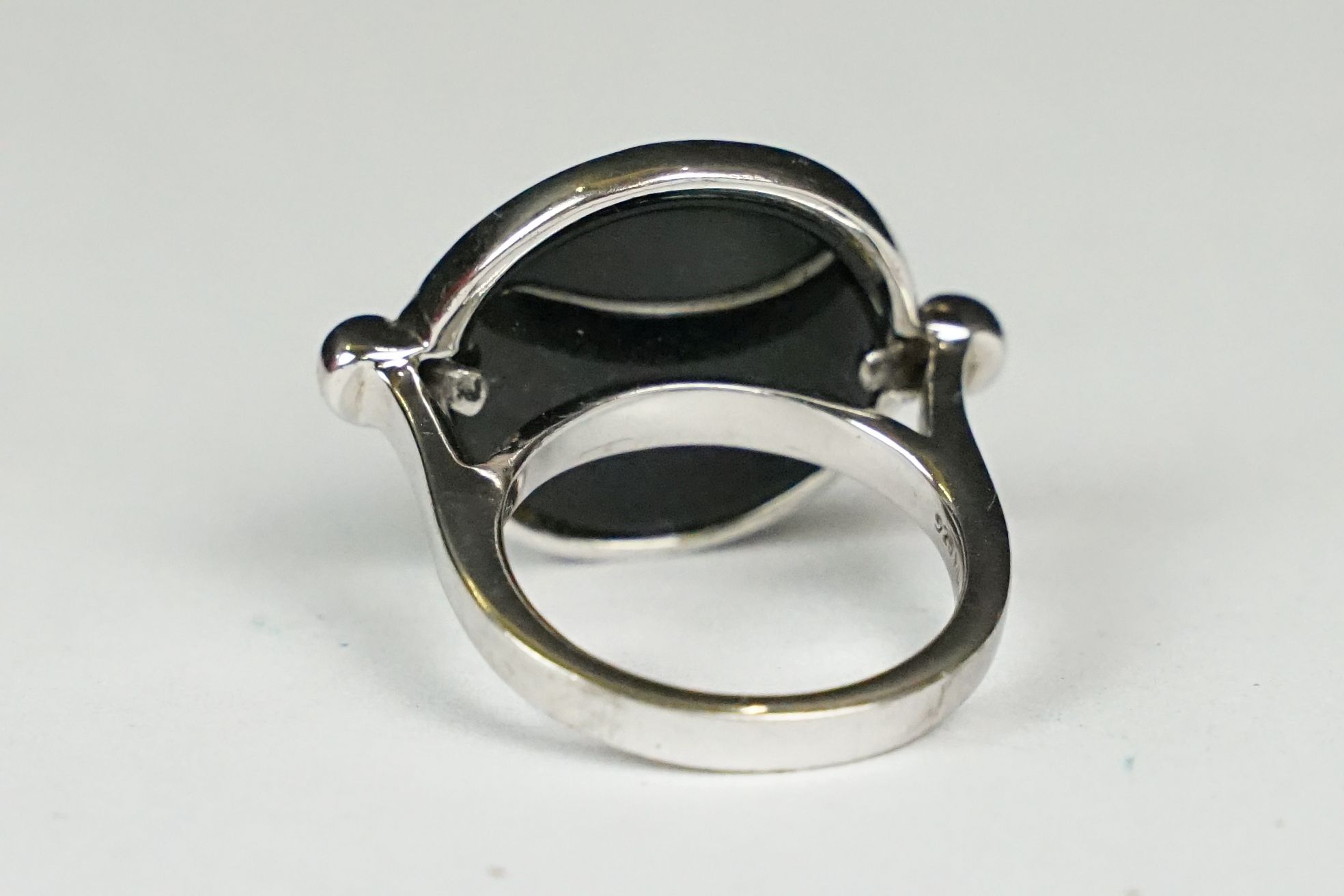 Art Nouveau silver ring - Image 3 of 4