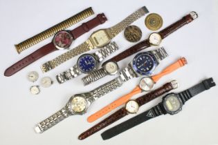 Collection of watches and parts to include Yonger & Bresson, Casio etc