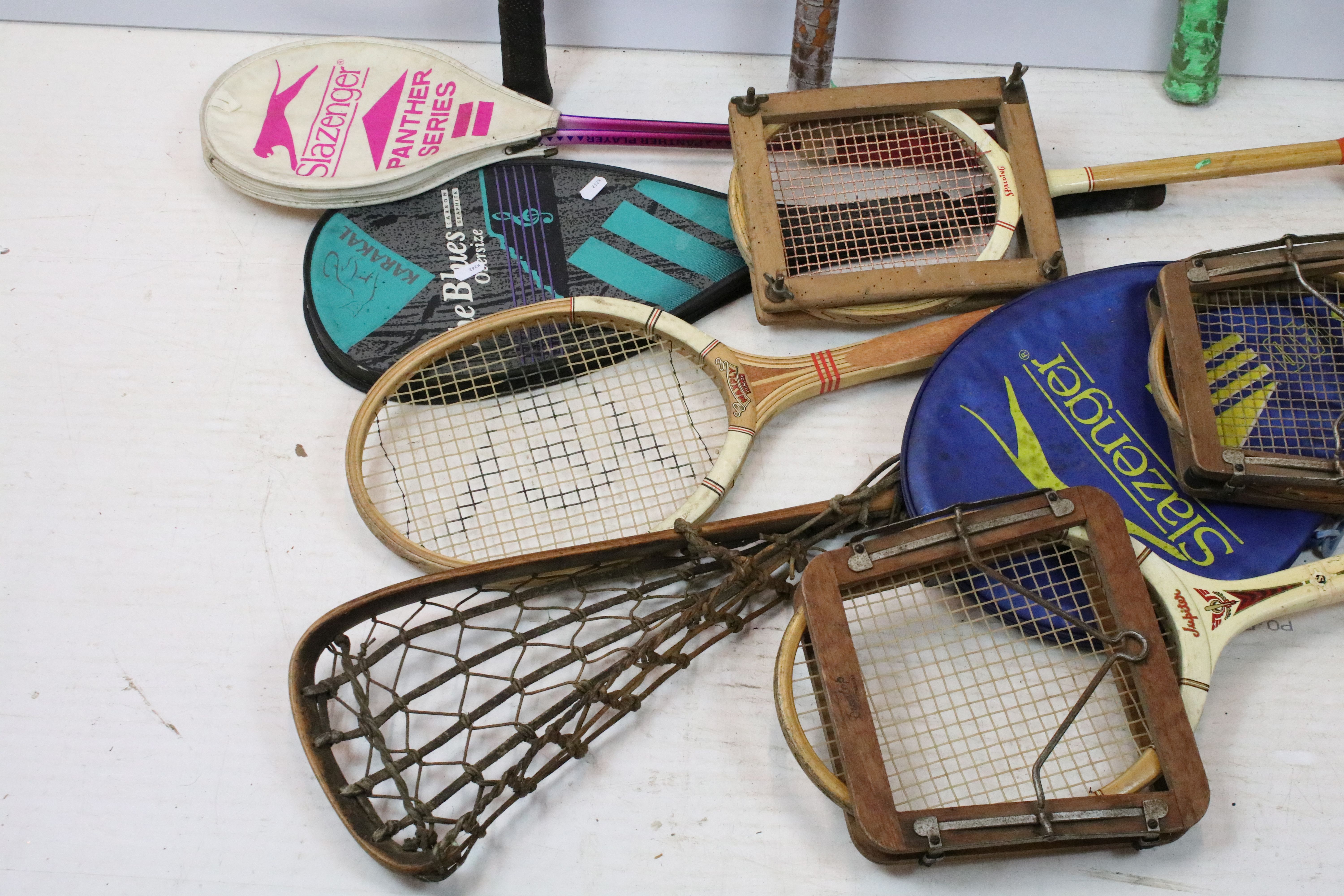 Collection of tennis rackets to include vintage & contemporary examples (featuring Dunlop, Slazenger - Image 3 of 5