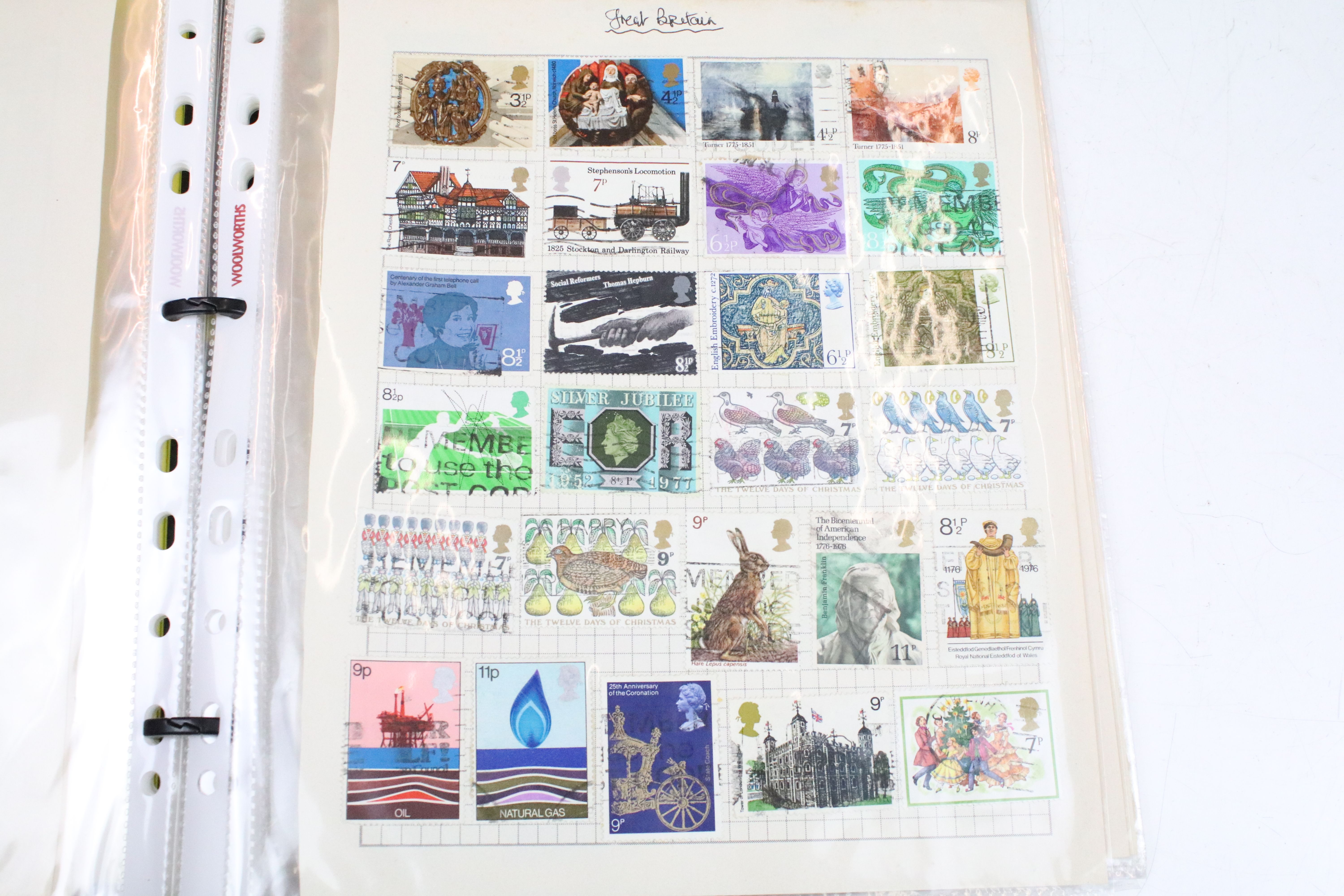 Collection of British, Commonwealth & world stamps housed within nine albums, featuring Victorian - Image 36 of 40