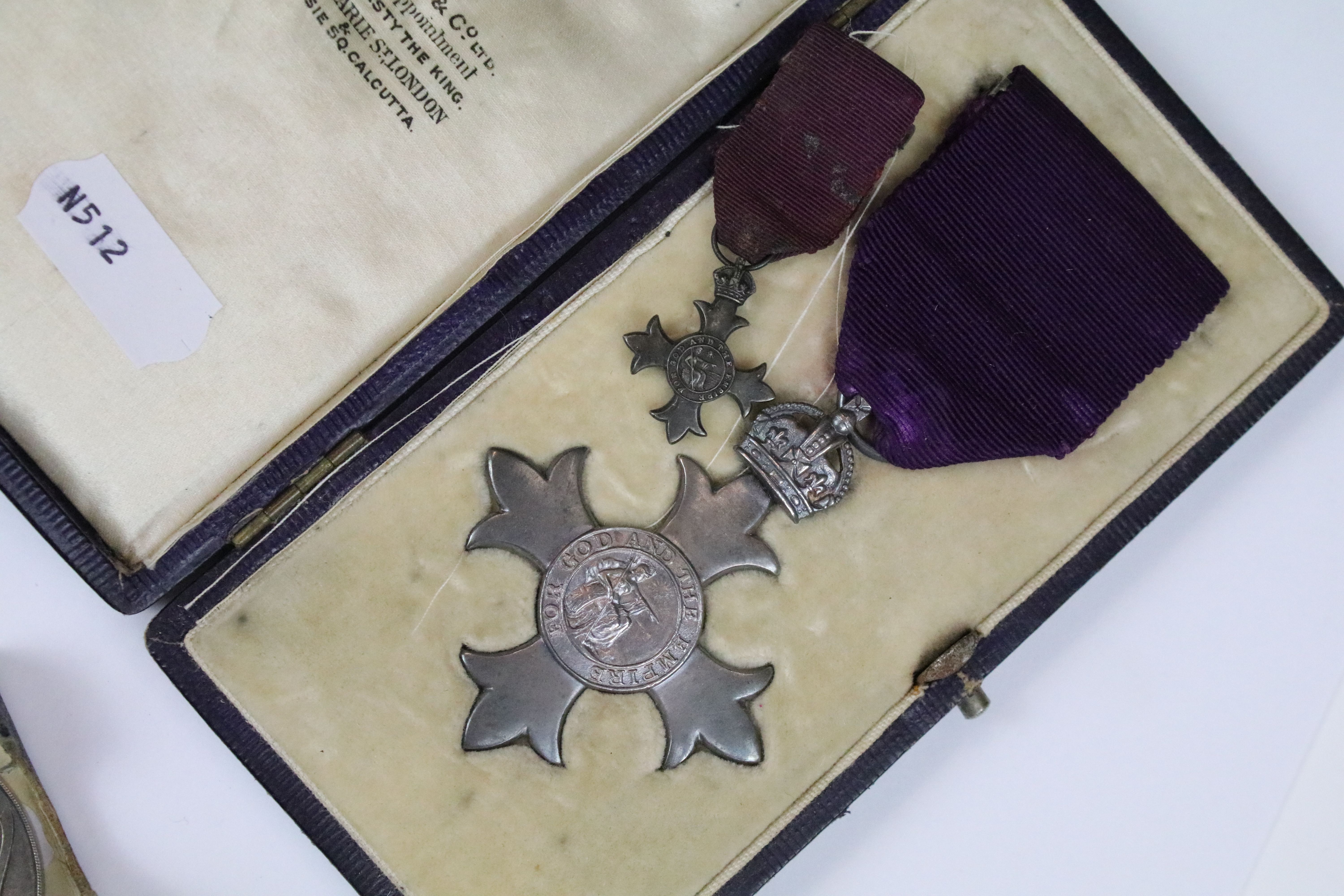 A selection of R.A.O.B. medals / jewels to include silver example together with a full size M.B.E. - Image 2 of 6