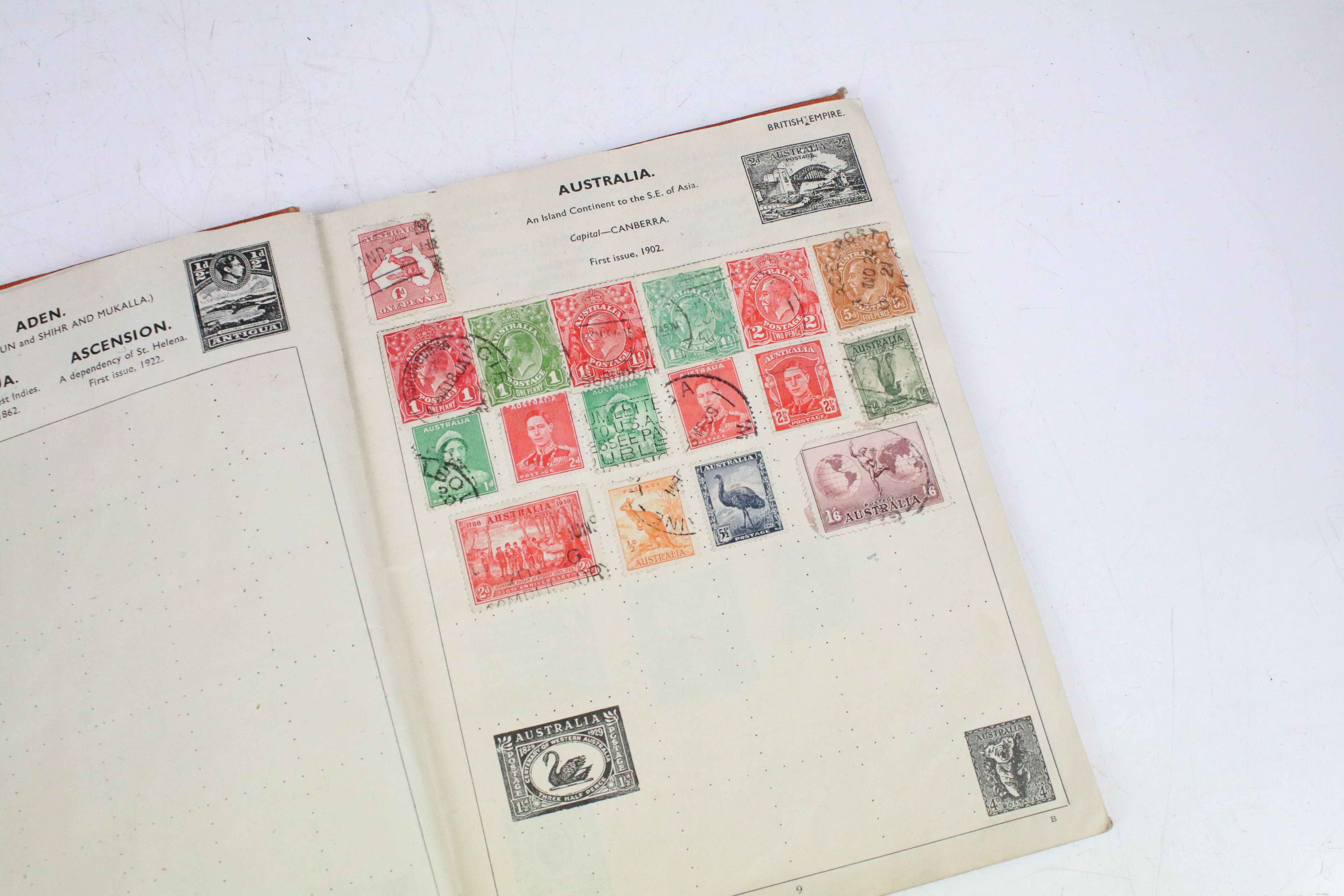 A collection of British and world stamps within an album to include Queen Victoria Blue & Red - Image 5 of 31