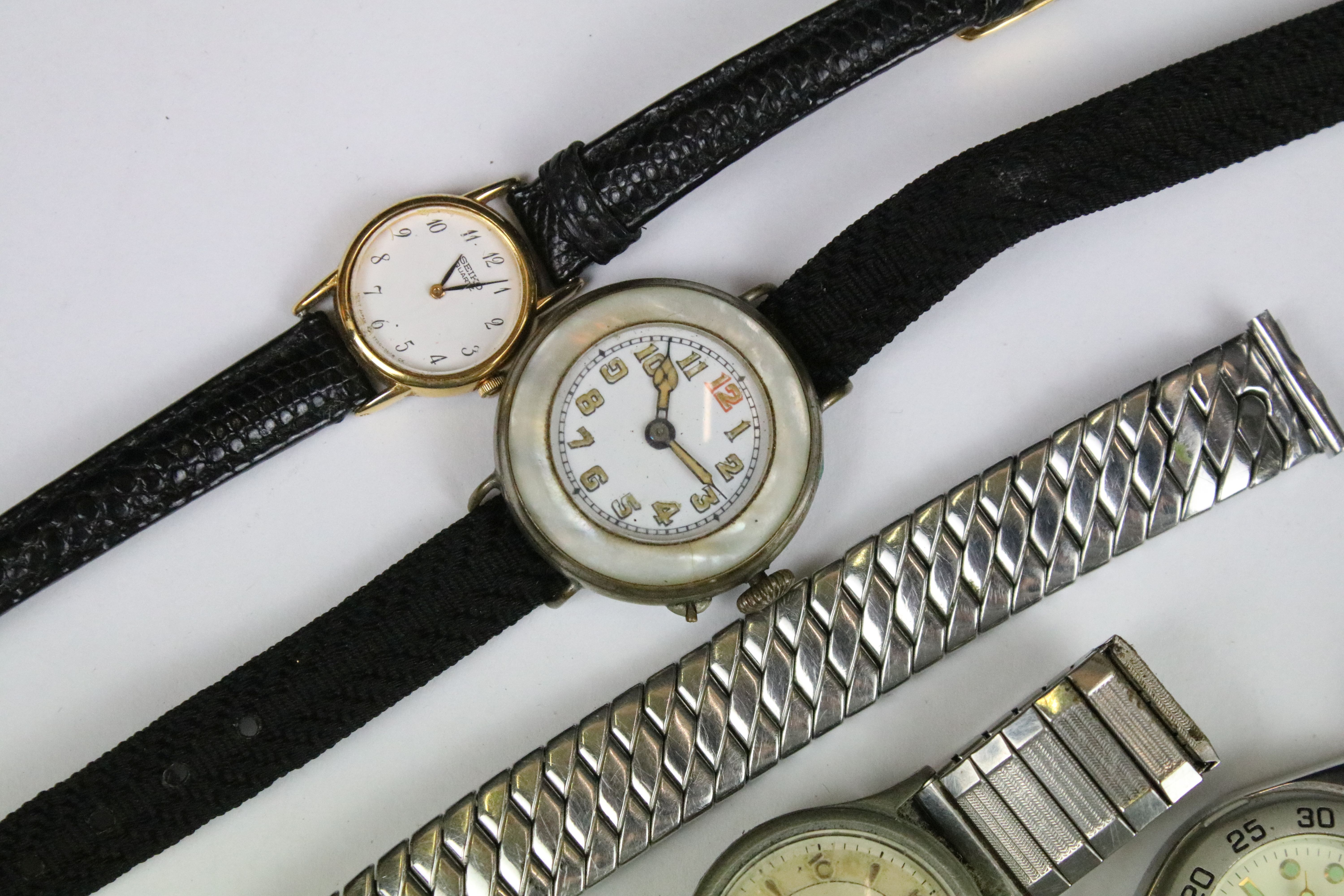 Collection of assorted watches to include Cossak, Rotary, Ingersoll jump hour, 1940's military dial, - Image 2 of 7