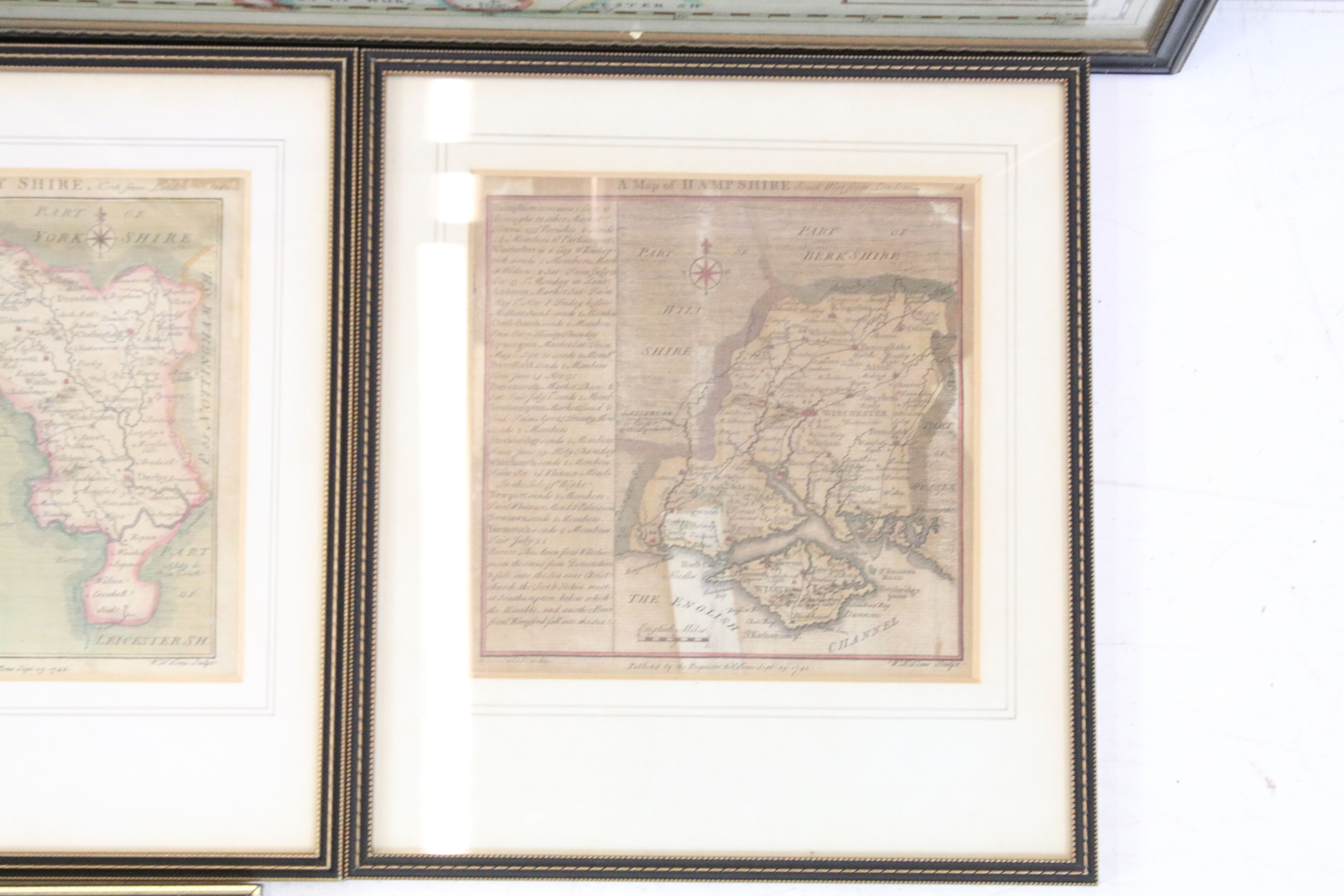 Collection of maps, to include: John Ogilby, The Continuation of the Road from London to Holyhead, - Image 6 of 9