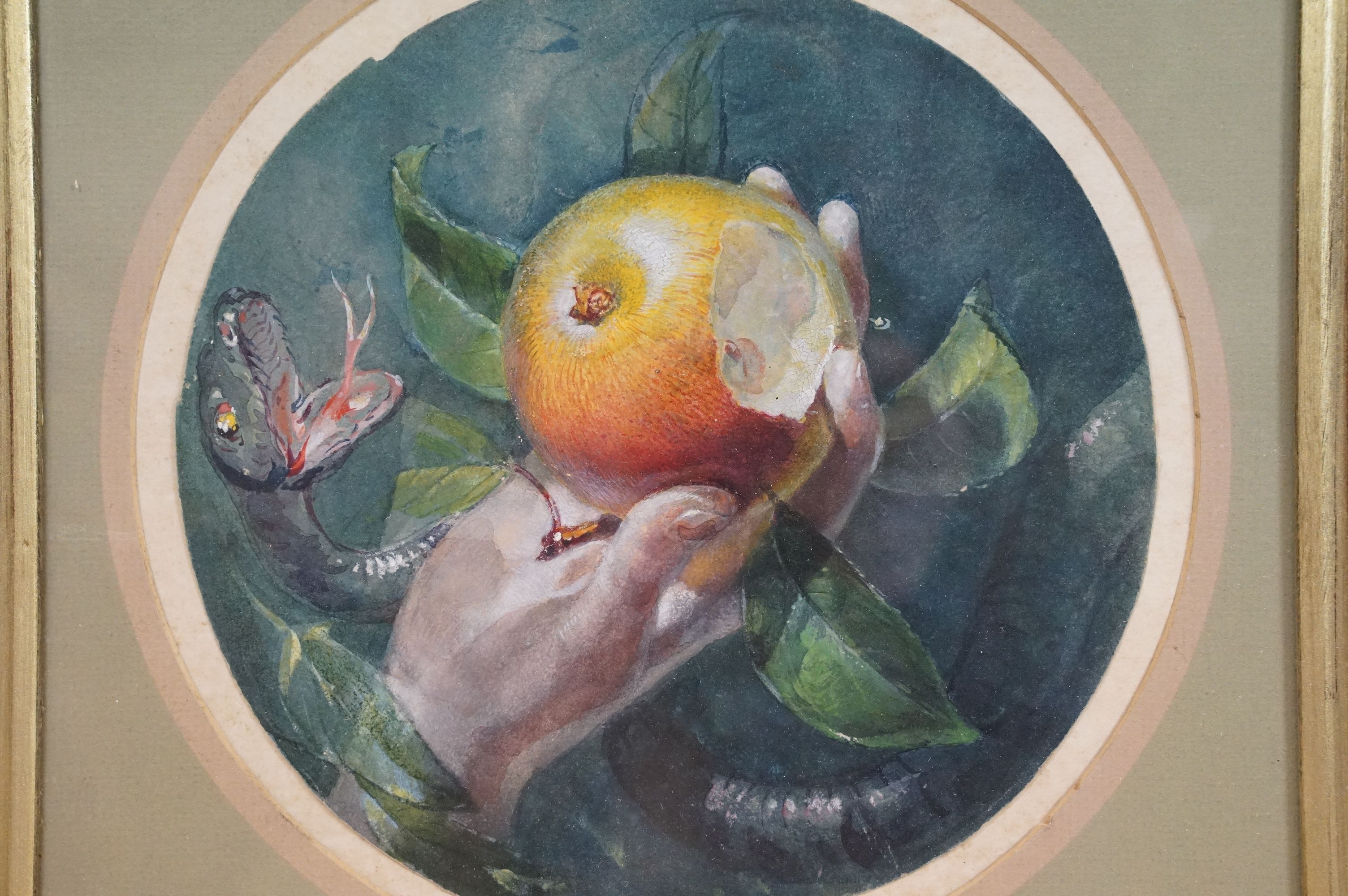 19th / 20th century, three watercolour / pastel still life paintings: one of fruit and fauna, 27 x - Image 3 of 5