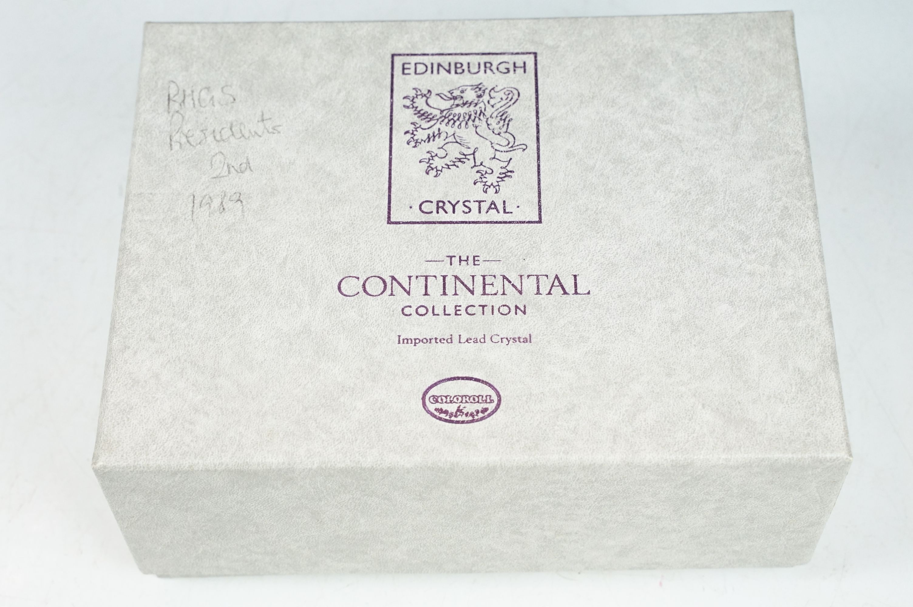 Six boxed lead crystal glass sets to include three Bohemia crystal examples, Edinburgh Crystal - Image 11 of 16