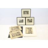 Collection of engravings, comprising: after William Hogarth (1697 - 1764), a selection of plates