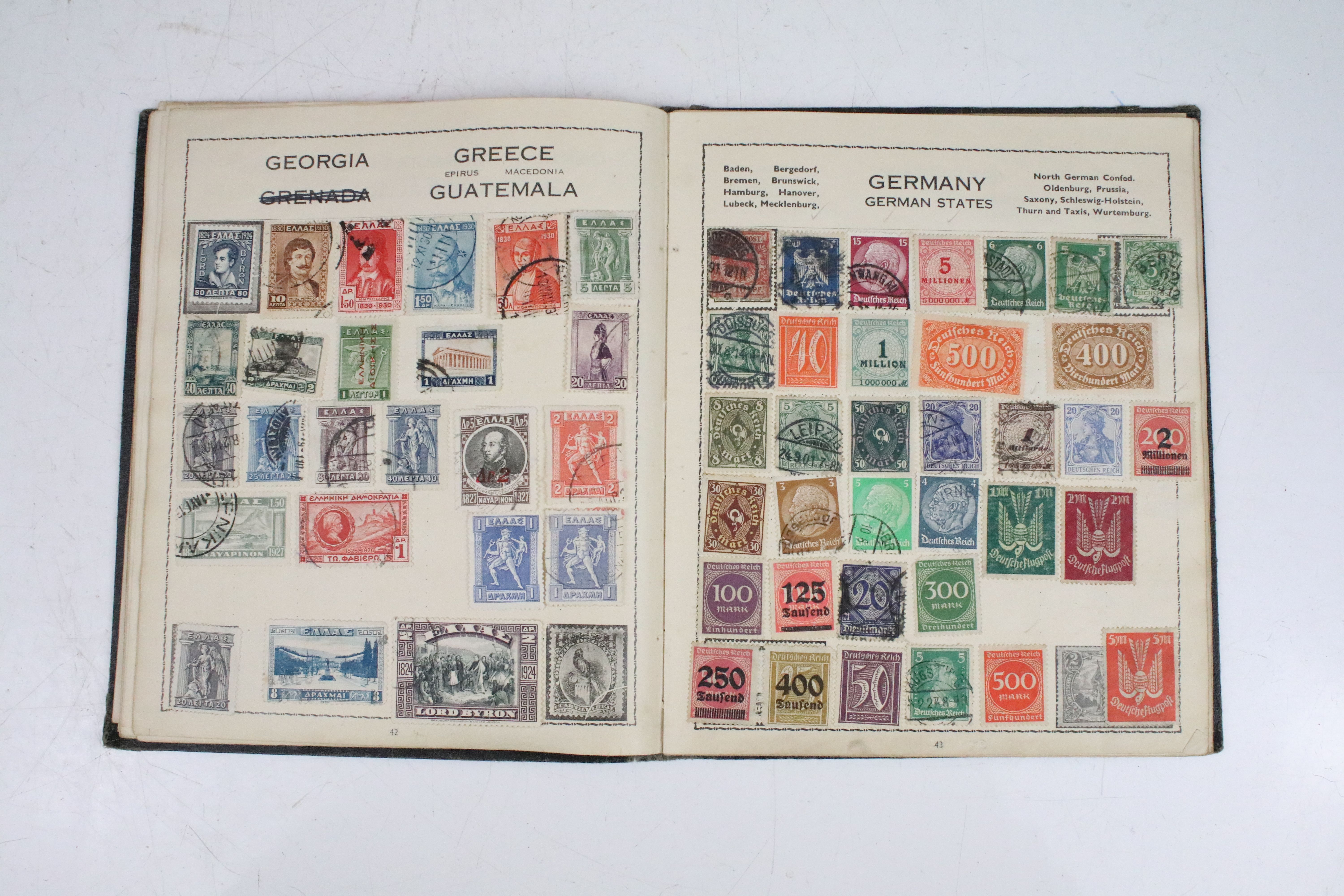 A collection of five stamp albums containing stamps from the UK, mainly post war to include some - Image 2 of 30