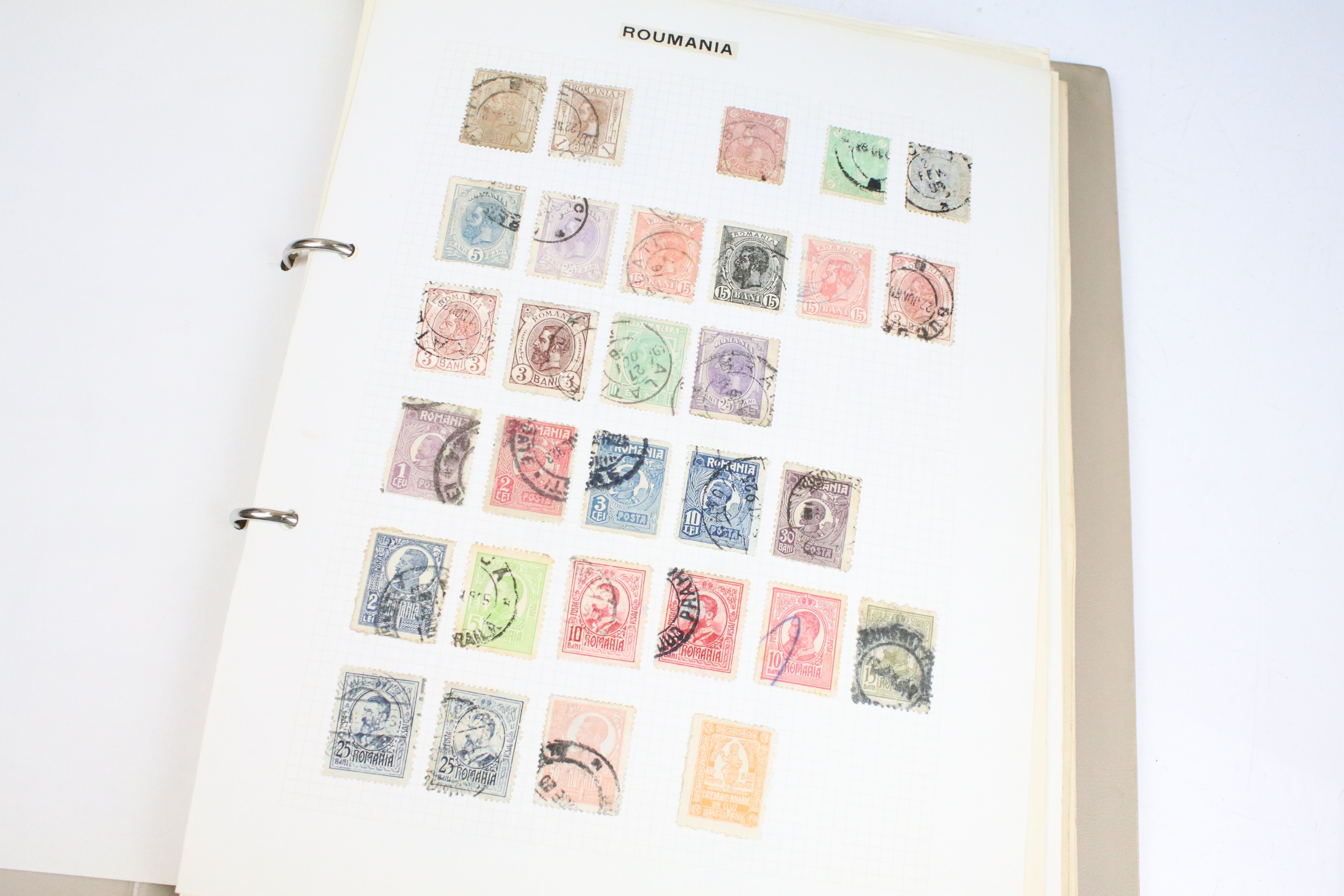 Collection of Commonwealth & world stamps housed within two albums - Image 3 of 25