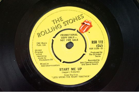 Vinyl - 3 Rolling Stones demo / promo 7" singles to include Emociones Mezcladas Mixed Emotions / - Image 9 of 12