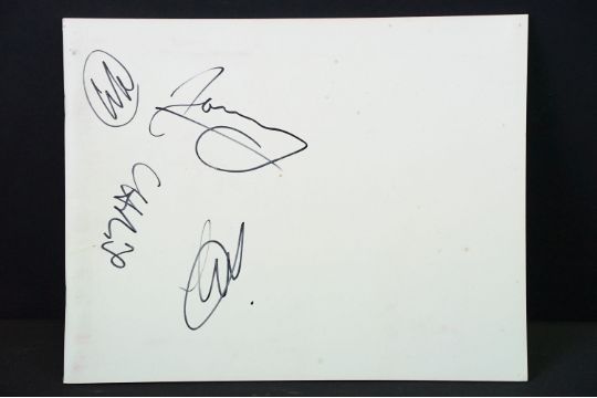 Memorabilia & Autographs - Coldplay 2003 tour programme signed to front by all four members - Image 1 of 8