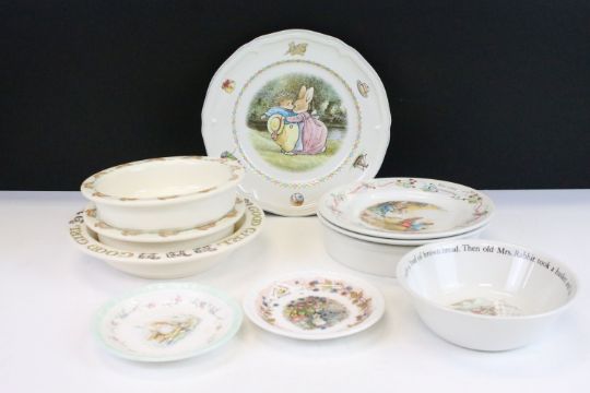 Selection of children's table ware to include a National Trust 'Victorian Nursery' Emma - Image 1 of 10