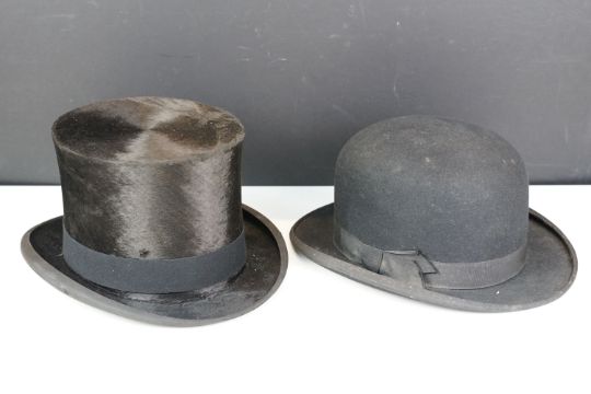 Early 20th Century Lincoln Bennet & Co of Burlington Gardens bowler hat (21cm x 16.5cm to the - Image 1 of 10