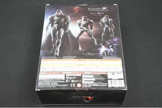 Six Play Arts DC Comics figures featuring Man Of Steel No.2 Superman, Man of Steel No. Jor-El, Man - Image 10 of 19