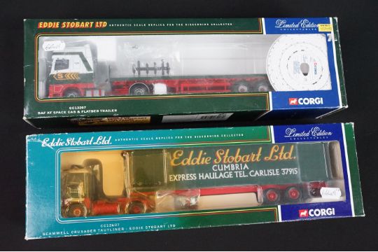 12 Boxed Corgi Eddie Stobart 1/50 ltd edn diecast models featuring 75702, 2 x CC12607, CC13405, - Image 5 of 9