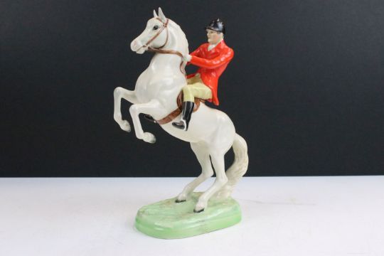 Group of Beswick horses to include three small high gloss brown pony examples together with a - Image 11 of 13