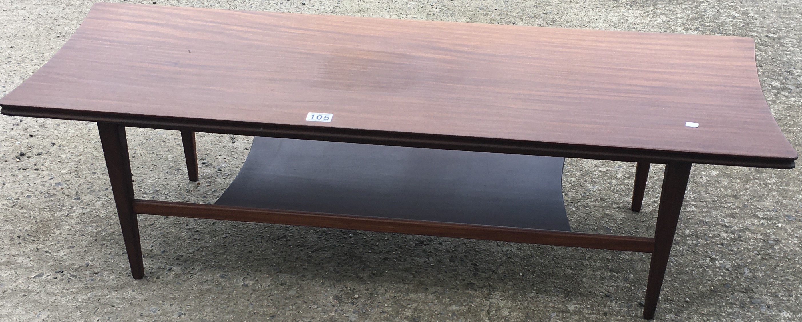 A British midcentury 2-tier teak coffee table by Richard Hornby, circa 1960 - Image 2 of 2