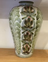 Large Denby stoneware vase 14inches tall