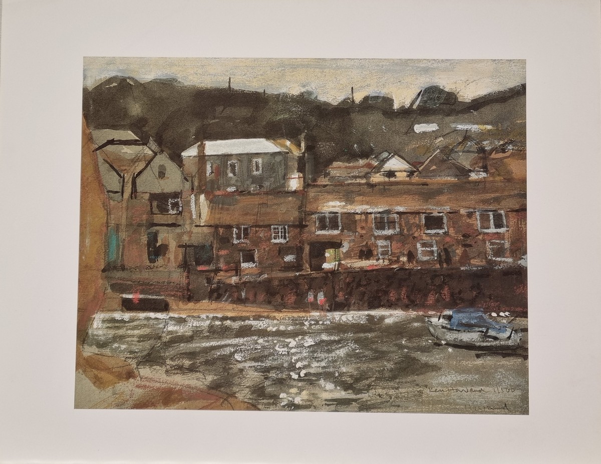 Ken HOWARD (British 1932-2022) Mousehole, Limited edition print, Signed and numbered 1/500 lower - Image 2 of 2