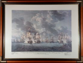 After Richard PATON (British 1717-1791) Victory obtained by His Majesty’s Fleet under their