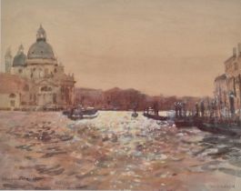 Ken HOWARD (British 1932-2022) Grand Canal Venice, Limited edition print, Signed and numbered 1/1000