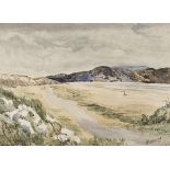 Katherine MACKENZIE (British 20th Century) Jar… Wookey (path by a estuary), Watercolour, Signed