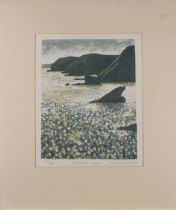 Robert JONES (British b. 1943) Fishing Cove, Limited edition print, Signed and dated 1989 lower