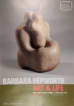 Barbara HEPWORTH (British 1903-1975) Exhibition Poster for Barbara Hepworth Art & Life, Scottish
