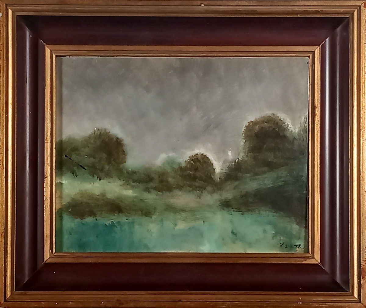 William MILLAR (British 20th Century) Stormy Skies – Landscape, Oil on board, dated 2.1.77 lower - Image 2 of 4