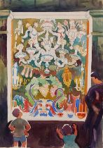 Clare WHITE (British 1903-1997) Venetian Glass in a Shop Window, not far from St Mark’s,