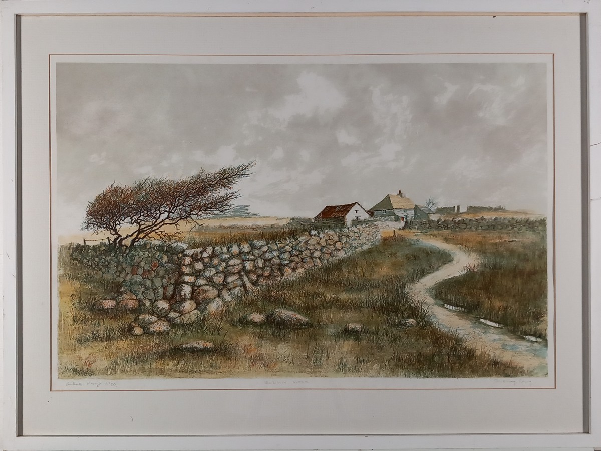 Jeremy KING (British 1933-2020) Bodmin Moor, Lithograph, Signed and inscribed, artist’s proof - Image 2 of 2