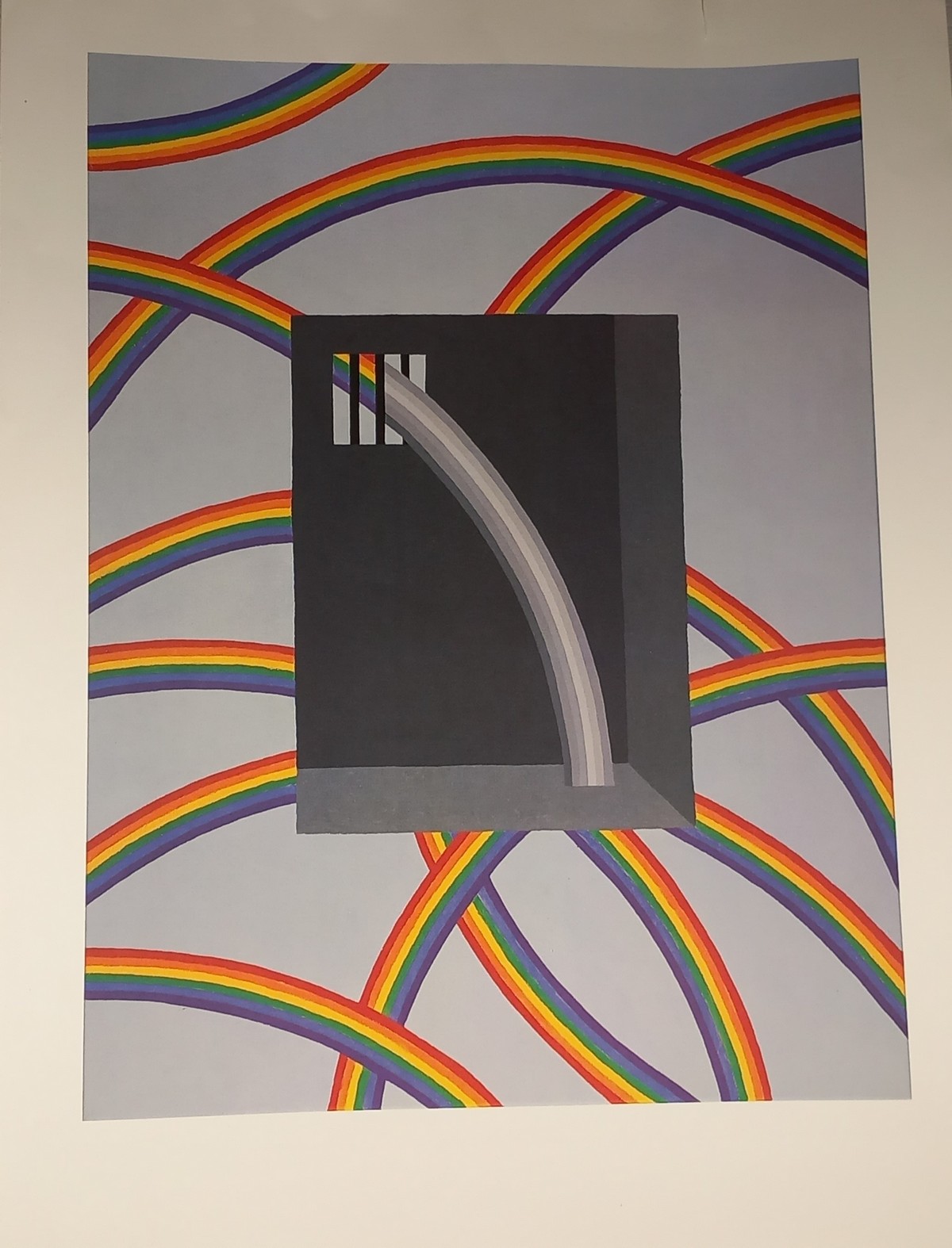 Patrick HUGHES (British b. 1939) A Decade of Rainbows 1970-1980 at Angela Flowers Gallery, - Image 4 of 6