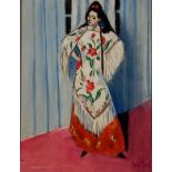 William WALKER (British 20th / 21st Century) Madame Matisse with Manila Shawl – Matisse 1911, Oil on