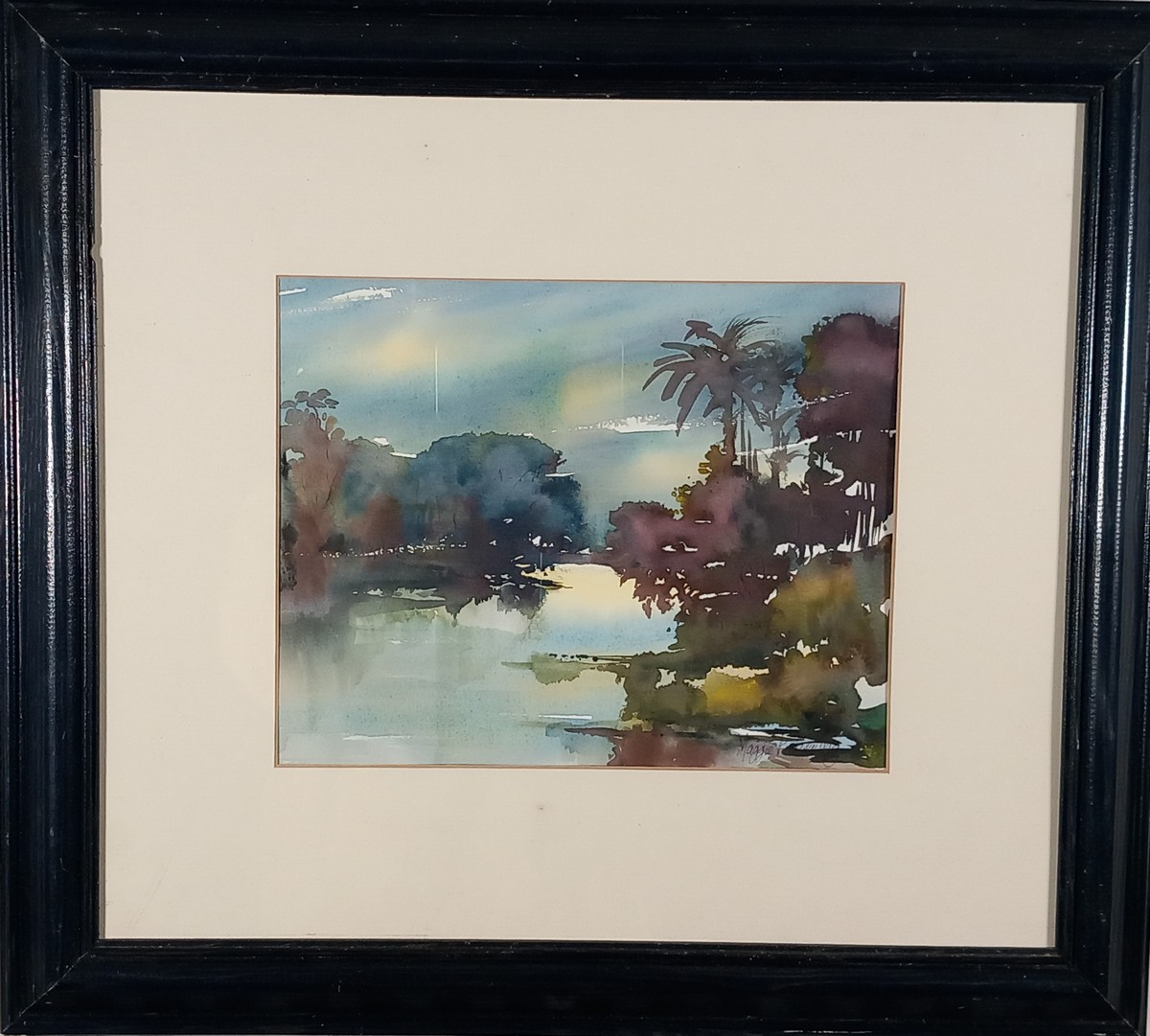 Maggie PICKERING (British 20th) Early Morning Helford, Watercolour, Signed lower right, titled, - Image 2 of 3