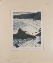 Robert JONES (British b. 1943) Rock North Cliffs, Limited edition print, Signed and dated 1989 lower