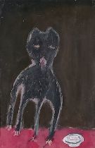 Andrew LITTEN (British b. 1976) Animal, Oil on board, titled, signed and dated 1996 verso, 11.25”