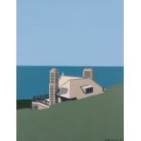 Sean SCOTT (British b. 1990) Loe Bar, Acrylic on board, Signed and dated ’22 lower right, titled and