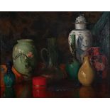 Harold Ernest Farquhar VIVIAN (British, Exhibited 1909-1933) Still Life 1, Oil on canvas, 21.25" x