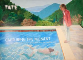 David HOCKNEY (British b. 1937) Capturing the Moment, Portrait of an Artist (pool with Two