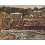 Ken HOWARD (British 1932-2022) Mousehole, Limited edition print, Signed and numbered 1/500 lower