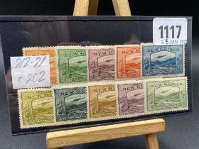 New Guinea Sg 212-21 (1939) Pairs Set To 1Sh (10) Mint Cat £202