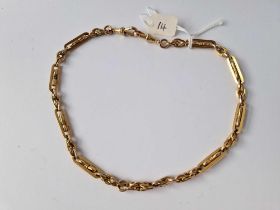 A Good Antique Albert Watch Chain 9Ct 15 Inch 38 Gms