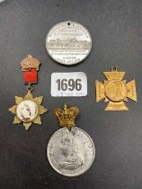 A Crystal Palace Medal & 2 Others